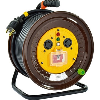 電工ドラム 30m ロック式 3.5平方mm電線 日動工業