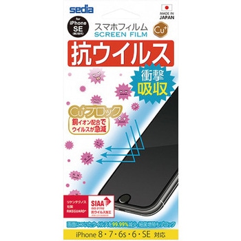 スマホフィルム Cu+ セキセイ