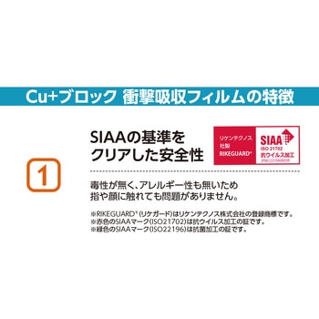スマホフィルム Cu+ セキセイ