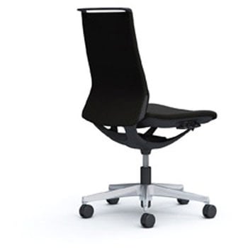 モード 肘なし ブラックフレーム プレーンクロス オカムラ(岡村製作所)