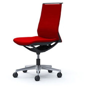 モード 肘なし ブラックフレーム プレーンクロス オカムラ(岡村製作所)