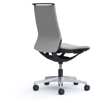 モード 肘なし ブラックフレーム プレーンクロス オカムラ(岡村製作所)