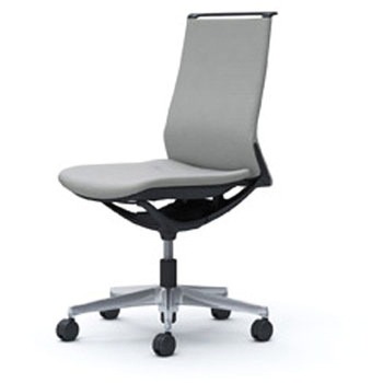 モード 肘なし ブラックフレーム プレーンクロス オカムラ(岡村製作所)