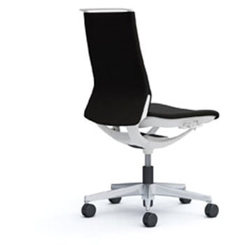 モード 肘なし ホワイトフレーム プレーンクロス オカムラ(岡村製作所)