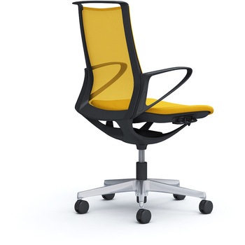 CA21BR FKB9 モード メッシュタイプ 固定肘 ミドルバック ブラック 5本脚 樹脂フレーム ブラックボディ プレーンメッシュタイプ オカムラ(岡村製作所) 62364095