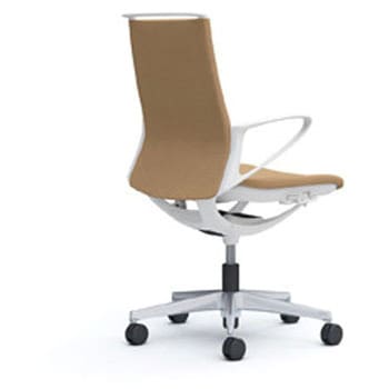 モード 樹脂肘 ホワイトフレーム プレーンクロス オカムラ(岡村製作所)