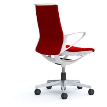 モード 樹脂肘 ホワイトフレーム プレーンクロス オカムラ(岡村製作所)