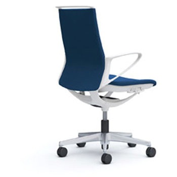 モード 樹脂肘 ホワイトフレーム プレーンクロス オカムラ(岡村製作所)