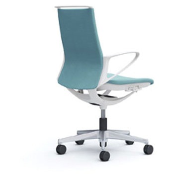 モード 樹脂肘 ホワイトフレーム プレーンクロス オカムラ(岡村製作所)