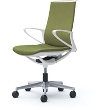 モード 樹脂肘 ホワイトフレーム ミックスクロス オカムラ(岡村製作所)