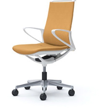 モード 樹脂肘 ホワイトフレーム ミックスクロス オカムラ(岡村製作所)