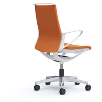 モード 樹脂肘 ホワイトフレーム ミックスクロス オカムラ(岡村製作所)