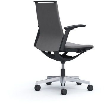 モード ミドルバック 可動肘 ブラックボディ 5本脚 樹脂フレーム ブラックボディ ミックスクロス - オカムラ(岡村製作所)