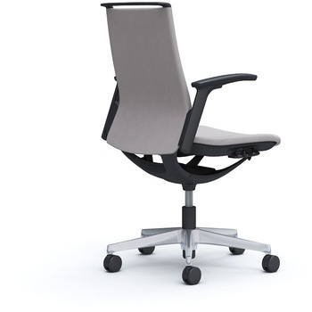 モード ミドルバック 可動肘 ブラックボディ 5本脚 樹脂フレーム ブラックボディ ミックスクロス - オカムラ(岡村製作所)