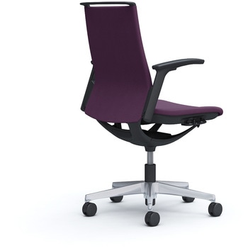 CA95BR FWN7 モード ミドルバック 可動肘 ブラックボディ 5本脚 樹脂フレーム ブラックボディ ミックスクロス オカムラ(岡村製作所) 62373177