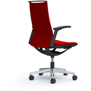 モード ハイバック 可動肘 ブラックボディ 5本脚 樹脂フレーム ブラックボディ プレーンクロス オカムラ(岡村製作所)