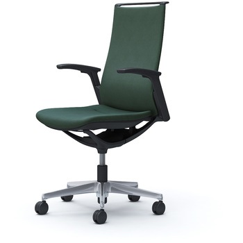 モード ハイバック 可動肘 ブラックボディ 5本脚 樹脂フレーム ブラックボディ インターロッククロス オカムラ(岡村製作所)