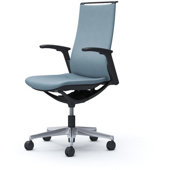 モード ハイバック 可動肘 ブラックボディ 5本脚 樹脂フレーム ブラックボディ インターロッククロス オカムラ(岡村製作所)