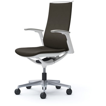 モード ハイバック 可動肘 ホワイトボディ 5本脚 樹脂フレーム ホワイトボディ インターロッククロス オカムラ(岡村製作所)