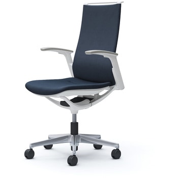 モード ハイバック 可動肘 ホワイトボディ 5本脚 樹脂フレーム ホワイトボディ インターロッククロス オカムラ(岡村製作所)