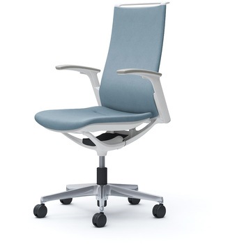 モード ハイバック 可動肘 ホワイトボディ 5本脚 樹脂フレーム ホワイトボディ インターロッククロス オカムラ(岡村製作所)