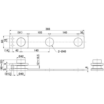 屋外用延長物干金物 ホスタス - FIRST PRO(ファーストプロ)