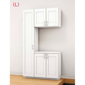 【オーダー】玄関収納 間口4尺(コの字型) ウッドワン