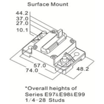 サーキットブレーカー 防水型 250A マリンテック