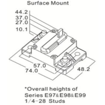 サーキットブレーカー 防水型 150A - マリンテック