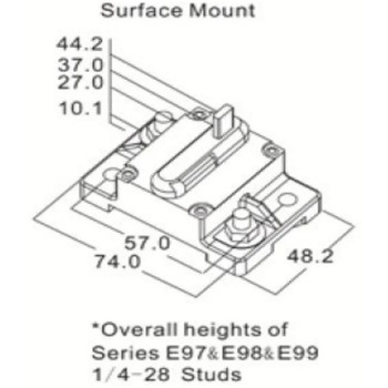 サーキットブレーカー 防水型 30A マリンテック