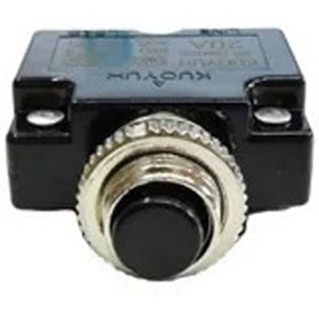 DCサーキットブレーカーリセットスイッチ 防水カバー付 30A マリンテック