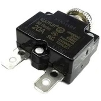 DCサーキットブレーカーリセットスイッチ 防水カバー付 15A - マリンテック