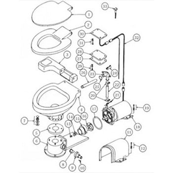 日立製マリントイレ用 マセレーターアッセンブリー(リペアキットB) - 光電