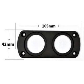 表示表示器用 埋込パネル 2連タイプ マリンテック