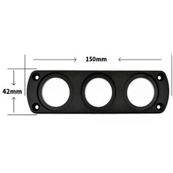 表示器用 埋込パネル 3連タイプ - マリンテック