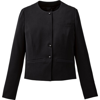 ENJOYNoir NAJ072 EFFORTLESS ノーカラージャケゾン カーシーカシマ