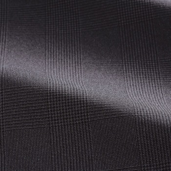 ENJOYNoir NWB075 CLASSY CHECK スタンドカラーブラウス(八分袖) - カーシーカシマ