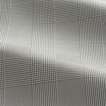 ENJOYNoir NWB075 CLASSY CHECK スタンドカラーブラウス(八分袖) - カーシーカシマ