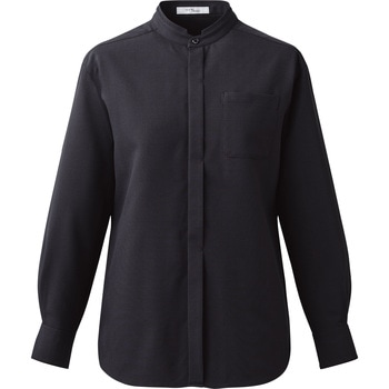 ENJOYNoir NWY077 CLASSY CHECK ユニセックス スタンドカラーシャツ(長袖) カーシーカシマ