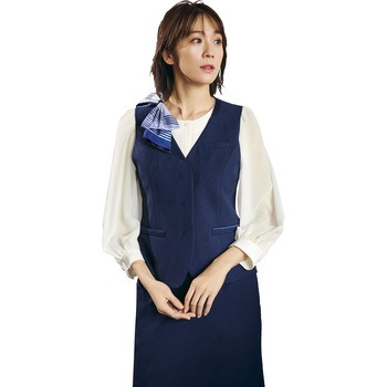 ENJOYNoir NSB078 FLUFFY TOPS 袖シフォンブラウス(八分袖) カーシーカシマ