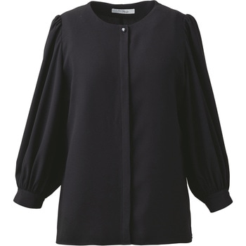 ENJOYNoir NWB079 FLUFFY TOPS ブラウス(八分袖) カーシーカシマ
