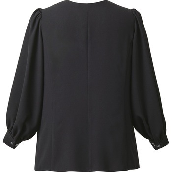 ENJOYNoir NWB079 FLUFFY TOPS ブラウス(八分袖) カーシーカシマ