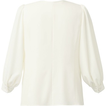 ENJOYNoir NWB079 FLUFFY TOPS ブラウス(八分袖) カーシーカシマ