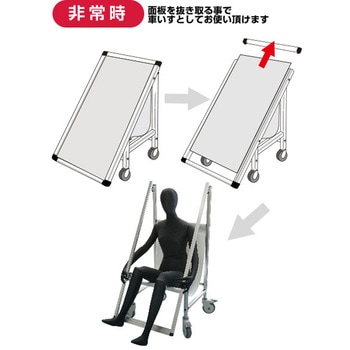 SPSS 車いすタイプ標語・ホワイトボード付 - TOKISEI