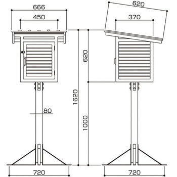 TAIHEI 百葉箱(特小型5号) - SK TAIHEI
