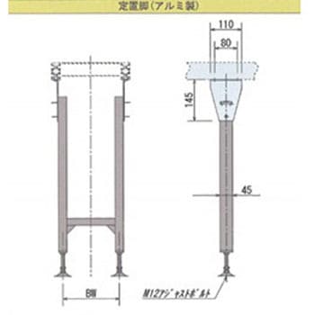 コンベヤ用H型脚 ケイズベルテック