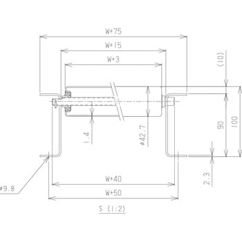 スチール製ローラコンベヤ R4214P型 マキテック