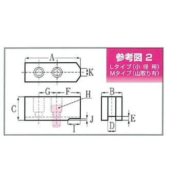 松本 油圧・エアーチャック用生爪 エスケー(生爪) 【通販モノタロウ】