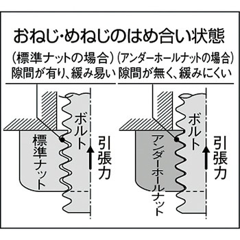 ナット”アンダーホールナット”(エラストマー) - イースタン精工