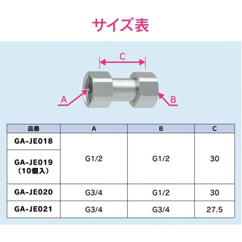これエエやん 両ナットユニオン 水道配管継手 原状回復 GAONA(ガオナ)